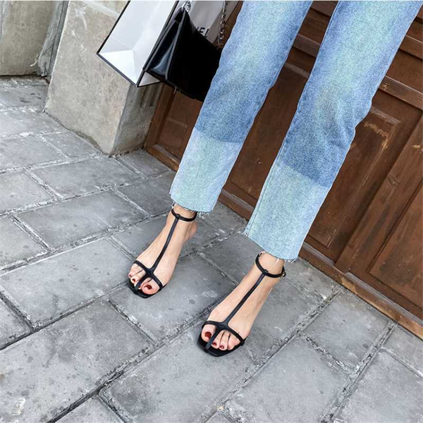 narrow band women sandal elegant thin high heel sandals vintage open toe gladiator ladies women slides, Black
narrow band women sandal elegant thin high heel sandals vintage open toe gladiator ladies women slides, Black