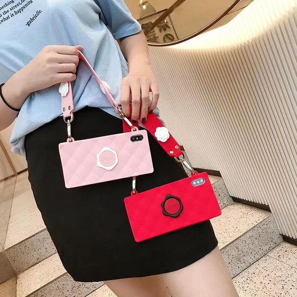 cgjxsnice luxury women fashion flower grid handbag soft silicone case cover with crystal bead hand chain for iphone 11 pro xs max xr x 8 7 6
cgjxsnice luxury women fashion flower grid handbag soft silicone case cover with crystal bead hand chain for iphone 11 pro xs max xr x 8 7 6