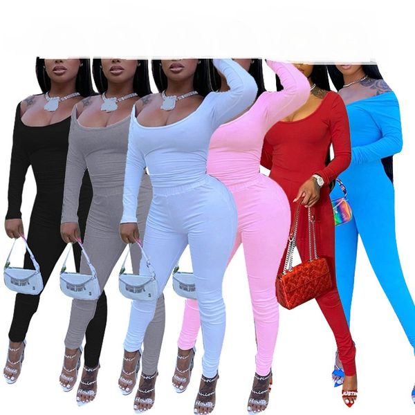 solid color slim women casual comfort fitness wear two piece sets long sleeve t-shirt + long pants tracksuit homewear fashion, Gray
solid color slim women casual comfort fitness wear two piece sets long sleeve t-shirt + long pants tracksuit homewear fashion, Gray