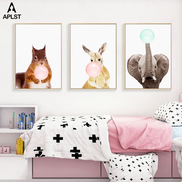nursery posters & prints squirrel kangaroo elephant bubble gum animal canvas paintings animal wall art decal kids room pictures
nursery posters & prints squirrel kangaroo elephant bubble gum animal canvas paintings animal wall art decal kids room pictures