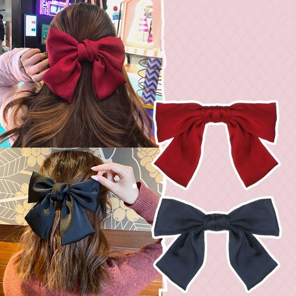 new fashion big bow hairpin cute red barrette pink hair clip women girls bb hairgrip korean oversize floral hair accessories, Slivery;white
new fashion big bow hairpin cute red barrette pink hair clip women girls bb hairgrip korean oversize floral hair accessories, Slivery;white