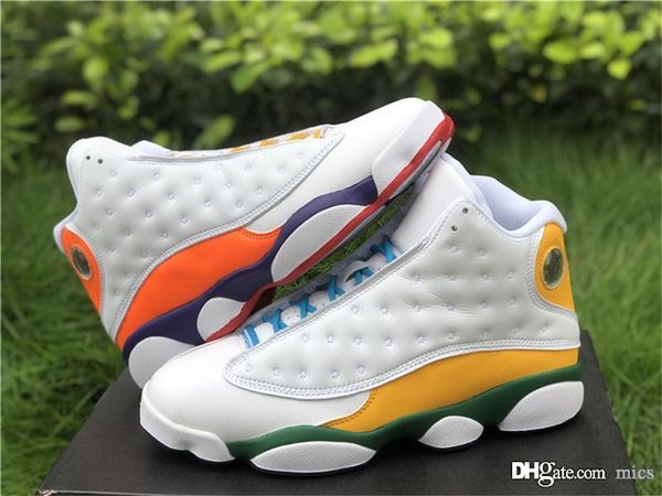 2020 air authentic 13 gs playground basketball shoes women white/black-court purple-total orange 13s real carbon fiber sneakers with box
2020 air authentic 13 gs playground basketball shoes women white/black-court purple-total orange 13s real carbon fiber sneakers with box