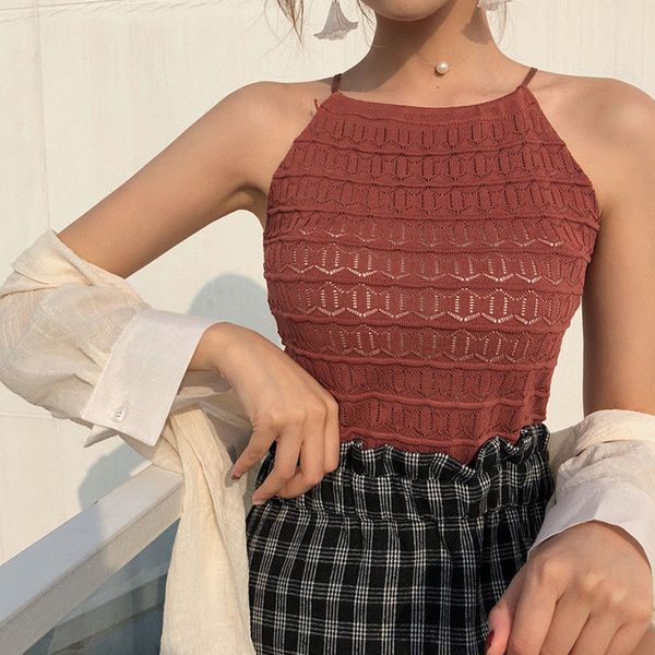 women's tanks & camis summer fashion clothing women camisole crop sleeveless open back tailored ladies skinny mini shirt sexy, White
women's tanks & camis summer fashion clothing women camisole crop sleeveless open back tailored ladies skinny mini shirt sexy, White
