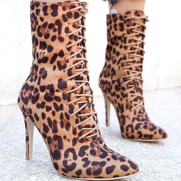 boots high heels women pointed toe pu leather ankle female lace up winter shoes leopard ladies 2021 hvt1408, Black
boots high heels women pointed toe pu leather ankle female lace up winter shoes leopard ladies 2021 hvt1408, Black