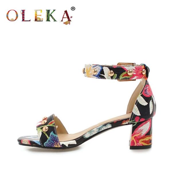 oleka square heel sandals women summer style totem strange heelparty shoes peep toe ankle-wrap shoes woman sandals as150, Black
oleka square heel sandals women summer style totem strange heelparty shoes peep toe ankle-wrap shoes woman sandals as150, Black