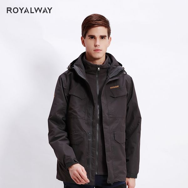 outdoor jackets&hoodies royalway 2021 3 in 1 windbreaker men travel camping hiking hooded jackets removable fleece liner 2 pieces male, Blue;black
outdoor jackets&hoodies royalway 2021 3 in 1 windbreaker men travel camping hiking hooded jackets removable fleece liner 2 pieces male, Blue;black