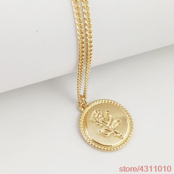 simple vintage carved round coin flower pendant necklace for women fashion gold color chain medallion necklace fashion jewelry, Silver
simple vintage carved round coin flower pendant necklace for women fashion gold color chain medallion necklace fashion jewelry, Silver