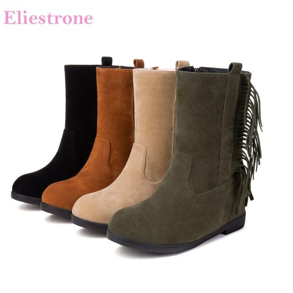 brand new winter sweet nude black brown women mid calf boots vogue med heels lady fringe shoes ls259 plus big size 10 43
brand new winter sweet nude black brown women mid calf boots vogue med heels lady fringe shoes ls259 plus big size 10 43