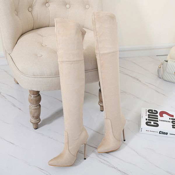 sunny everest winter high heel women's leather boots over-the-knee thigh bootsblack boots size 35-42, Black
sunny everest winter high heel women's leather boots over-the-knee thigh bootsblack boots size 35-42, Black