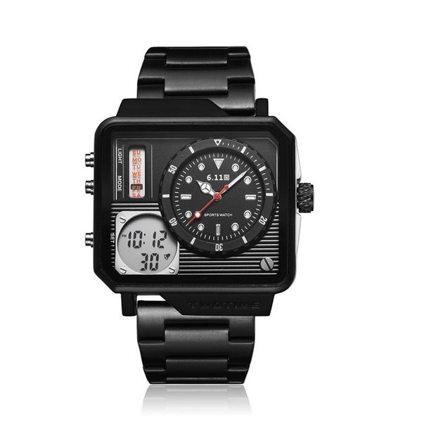 watch steel belt gold watch more function sports epidermis belt electronic male table men table, Slivery;brown
watch steel belt gold watch more function sports epidermis belt electronic male table men table, Slivery;brown