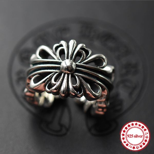 s925 sterling silver ring personality punk style fashion retro cross letters lovers modeling gifts to send a gift 
s925 sterling silver ring personality punk style fashion retro cross letters lovers modeling gifts to send a gift