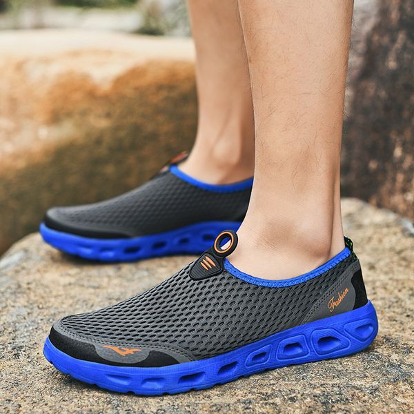 новое лето мужчины повседневная обувь мода свет дышащий мужчины mesh sneaker открытый пляж для отдыха вода обувь плюс размер 35-48, Black
новое лето мужчины повседневная обувь мода свет дышащий мужчины mesh sneaker открытый пляж для отдыха вода обувь плюс размер 35-48, Black