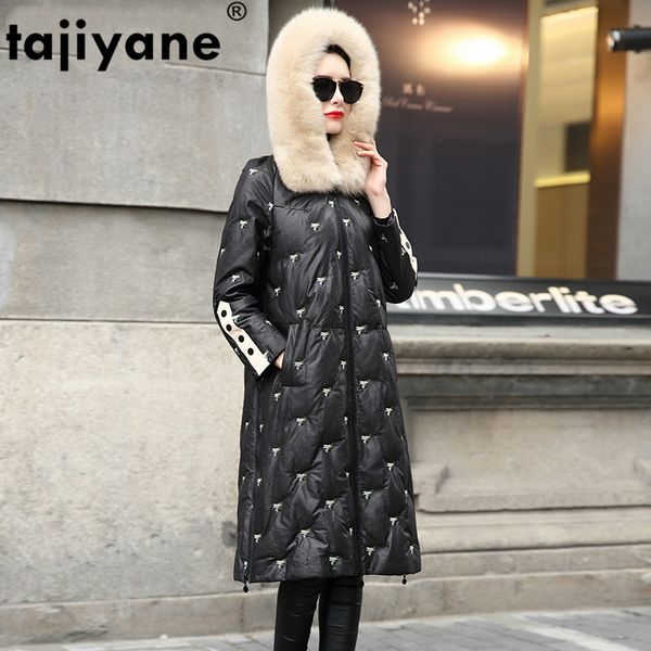 real genuine leather jacket winter women clothes 2020 fur collar female jacket sheepskin down coat korean vintage t4025, Black
real genuine leather jacket winter women clothes 2020 fur collar female jacket sheepskin down coat korean vintage t4025, Black