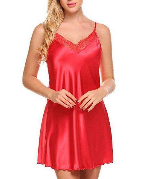 lace deep v-neck nightdress lingerie nightgowns sleepwear night dress women sleeveless nightwear faux silk satin nightshirt, Black;red
lace deep v-neck nightdress lingerie nightgowns sleepwear night dress women sleeveless nightwear faux silk satin nightshirt, Black;red