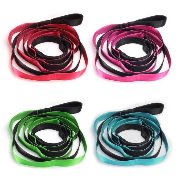 indoor fitness elastic yoga strap 12 loops adjustable exercise band stretching belt for physical therapy workout pilates
indoor fitness elastic yoga strap 12 loops adjustable exercise band stretching belt for physical therapy workout pilates