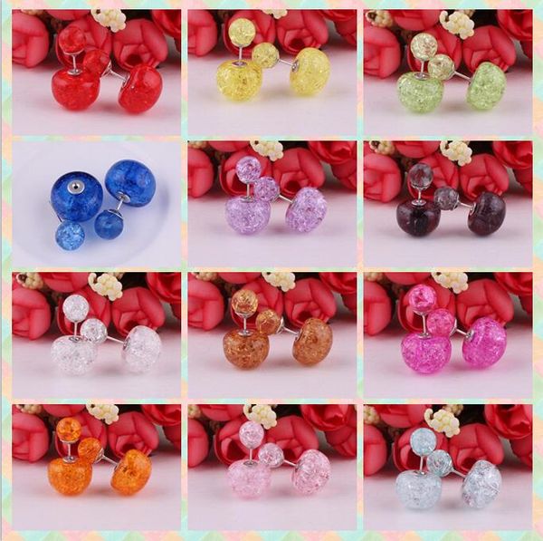 new fashion paragraph earrings double side shining bead (8mm 16mm) stud earrings big pearl earrings for women 12 color selection, Golden;silver
new fashion paragraph earrings double side shining bead (8mm 16mm) stud earrings big pearl earrings for women 12 color selection, Golden;silver