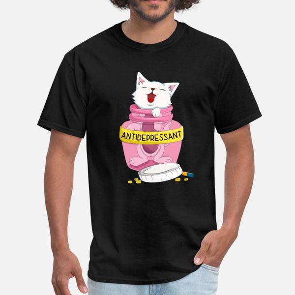 anti depressant pills cat lover cute gift t shirt men print 100% cotton s-xxxl letter anti-wrinkle breathable spring autumn pattern shirt
anti depressant pills cat lover cute gift t shirt men print 100% cotton s-xxxl letter anti-wrinkle breathable spring autumn pattern shirt
