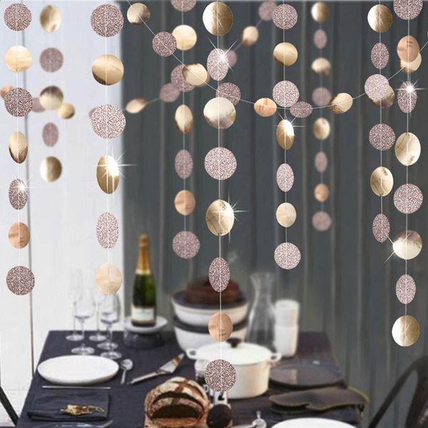4m glitter circle garland banner bunting paper string flag curtain tassels wedding birthday baby shower party decoration supply
4m glitter circle garland banner bunting paper string flag curtain tassels wedding birthday baby shower party decoration supply