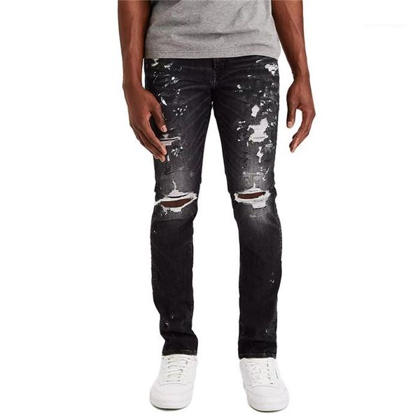 slim jeans splash ink ligh washed high street pencil pants men hiphop tight fashion denim trousers mens ripped hole, Blue
slim jeans splash ink ligh washed high street pencil pants men hiphop tight fashion denim trousers mens ripped hole, Blue