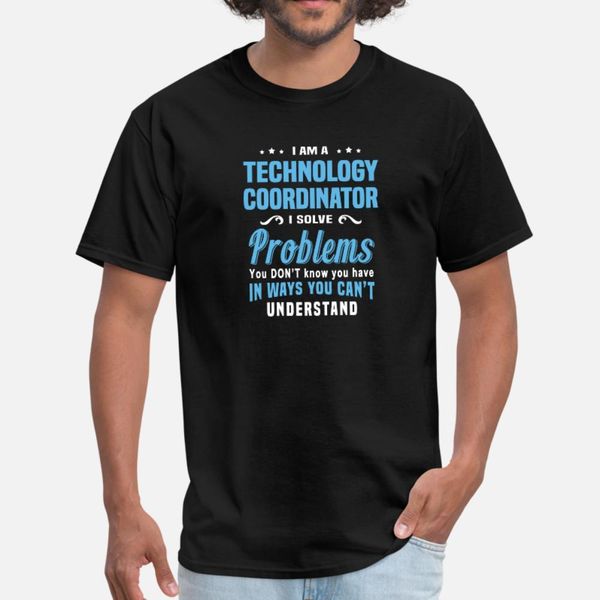 technology coordinator t shirt men custom cotton crew neck gents cute fashion summer unique shirt, White;black
technology coordinator t shirt men custom cotton crew neck gents cute fashion summer unique shirt, White;black