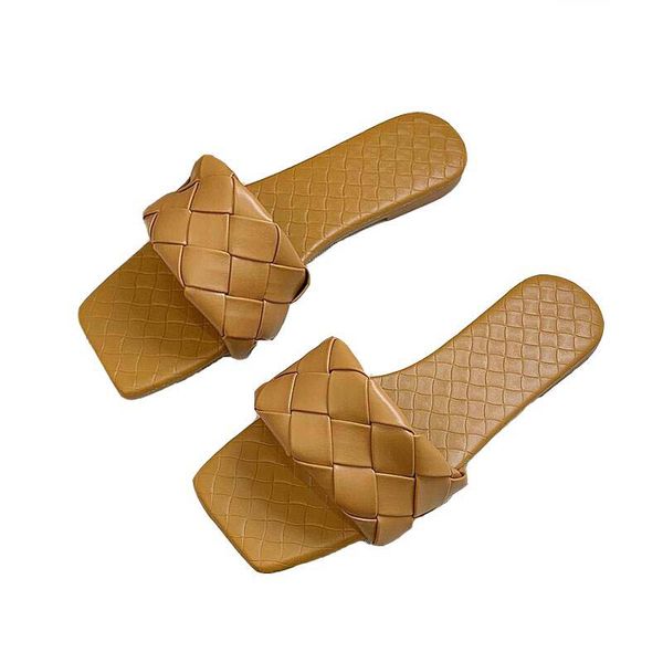 summer women fashion knitting slides designer pu flat slippers classic solid color weave beach flip flops, Black
summer women fashion knitting slides designer pu flat slippers classic solid color weave beach flip flops, Black