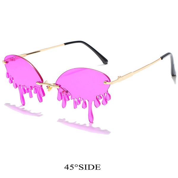 ladies color tears sun sunglasses individual glasses party women sunglasses unique tint tears red street shades catwalk rimless stage vvlor, Blue
ladies color tears sun sunglasses individual glasses party women sunglasses unique tint tears red street shades catwalk rimless stage vvlor, Blue