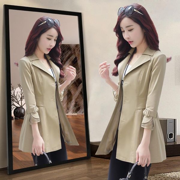 2020 new autumn women classic trench coat lady korean solid loose elastic waist single breasted plus sizie 4xl mid-long coat a13, Black;white
2020 new autumn women classic trench coat lady korean solid loose elastic waist single breasted plus sizie 4xl mid-long coat a13, Black;white