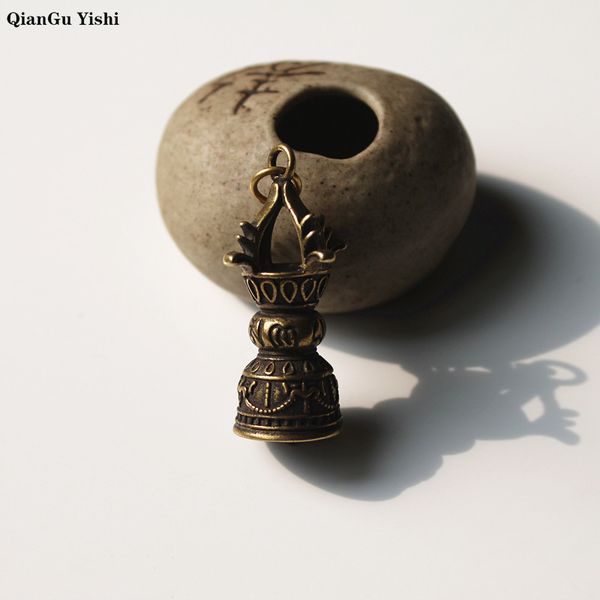 pure copper brass buddhist vajra bell key chain pendants antique copper six-word admonition om mani padmei hum lucky keychains, Silver
pure copper brass buddhist vajra bell key chain pendants antique copper six-word admonition om mani padmei hum lucky keychains, Silver