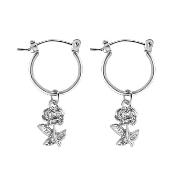 romantic style flower hoop earrings gold silver color alloy metal cute women charm jewelry bijoux for engagement gift, Golden;silver
romantic style flower hoop earrings gold silver color alloy metal cute women charm jewelry bijoux for engagement gift, Golden;silver