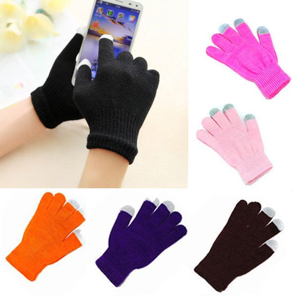 

touch screen gloves men women winter warm mittens female winter full finger stretch comfortable breathable warm glove t03 bh776