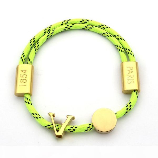 new punk v letter orange green rope pull buckle couple bracelets ladies bracelet jewelry wedding, Black
new punk v letter orange green rope pull buckle couple bracelets ladies bracelet jewelry wedding, Black