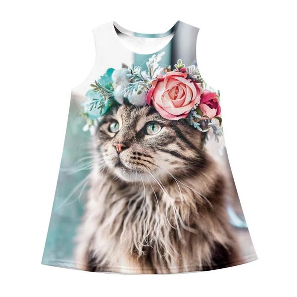 summer cute cat print girls dress casual sleeveless kids princess dresses for girl clothes 8 10 12 years children clothing, Red;yellow
summer cute cat print girls dress casual sleeveless kids princess dresses for girl clothes 8 10 12 years children clothing, Red;yellow