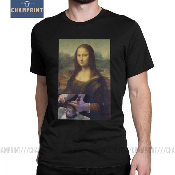 mona lisa t shirts monkey haircut t-shirt man's joconde simple pure cotton short sleeves tees round neck print
mona lisa t shirts monkey haircut t-shirt man's joconde simple pure cotton short sleeves tees round neck print