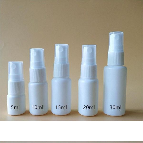 

Mini Plastic white Small Empty Spray Bottle For Makeup And Skin Care Refillable white Color Travel use A05