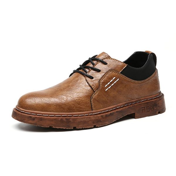 brand men's shoes genuine leather casual shoe handmade luxury oxfords men work shoes fashion men flats, Black
brand men's shoes genuine leather casual shoe handmade luxury oxfords men work shoes fashion men flats, Black