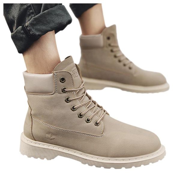 men's fashion leather boots retro tooling casual cool handsome motorcycle boots fashion leisure personality comfortable durable, Black
men's fashion leather boots retro tooling casual cool handsome motorcycle boots fashion leisure personality comfortable durable, Black