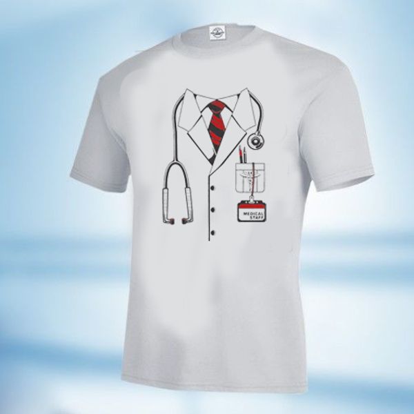 casual printing tee brand new lab coat costume shirt, mens & fitted womens, doctor medical nurse tux man t-shirt
casual printing tee brand new lab coat costume shirt, mens & fitted womens, doctor medical nurse tux man t-shirt