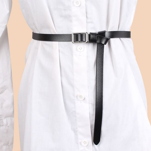 2020 new non-porous thin belt women's decorative fashion wild knotted retro belt, Black;brown
2020 new non-porous thin belt women's decorative fashion wild knotted retro belt, Black;brown