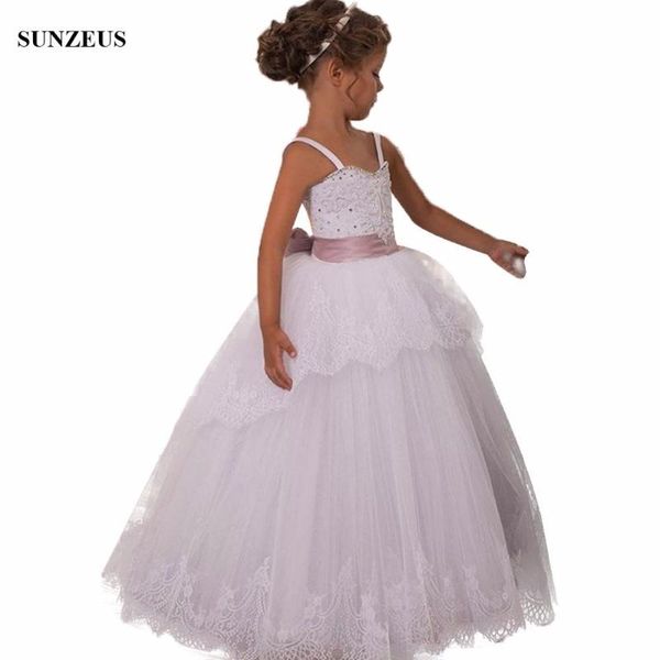 ball gown spaghetti straps flower girl dresses beaded sweetheart neckline appliques lace girls party gowns long tulle flg091, Red;yellow
ball gown spaghetti straps flower girl dresses beaded sweetheart neckline appliques lace girls party gowns long tulle flg091, Red;yellow