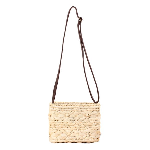 beach bag straw bag shoulder women's natural handbag