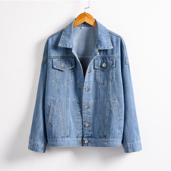 women's jackets autumn jacket women light blue denim winter jeans coat casual harajuku streetwear female vintage drop, Black;brown
women's jackets autumn jacket women light blue denim winter jeans coat casual harajuku streetwear female vintage drop, Black;brown