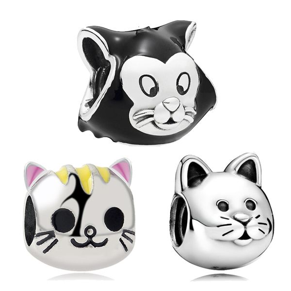 cute animal cat charms adapting pandora bracelet & bangle accessories fashion bead jewelry for women gift, Bronze;silver
cute animal cat charms adapting pandora bracelet & bangle accessories fashion bead jewelry for women gift, Bronze;silver