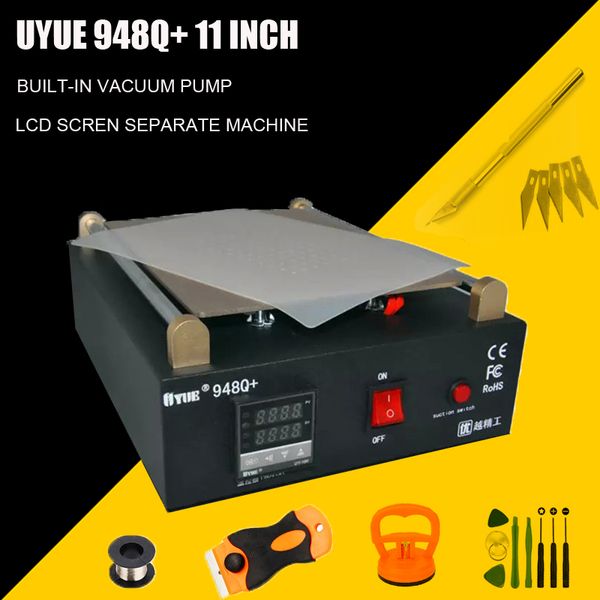 uyue 948q+ 11 inches built-in vacuum pump mobile phone lcd screen separater machine touch screen separator refurbished repair
uyue 948q+ 11 inches built-in vacuum pump mobile phone lcd screen separater machine touch screen separator refurbished repair
