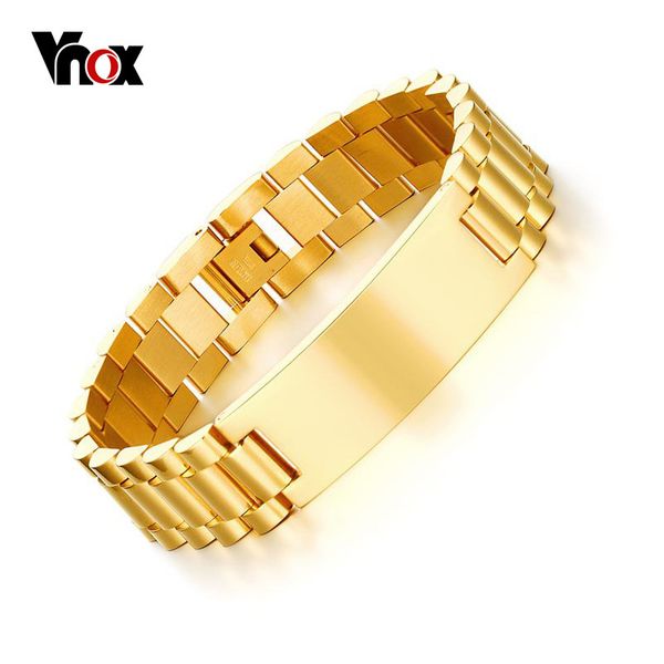 vnox personalized id men bracelet gold-color stainless steel diy engraving words chain link bracelet y200810, Golden;silver
vnox personalized id men bracelet gold-color stainless steel diy engraving words chain link bracelet y200810, Golden;silver