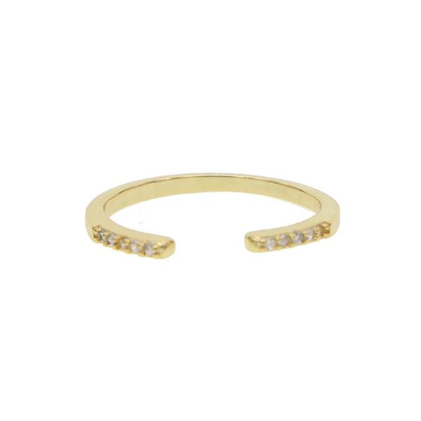 open sized women rings,fashion micro stone prong setting classic dainty gold color open adjust stone ring ladies, Golden;silver
open sized women rings,fashion micro stone prong setting classic dainty gold color open adjust stone ring ladies, Golden;silver