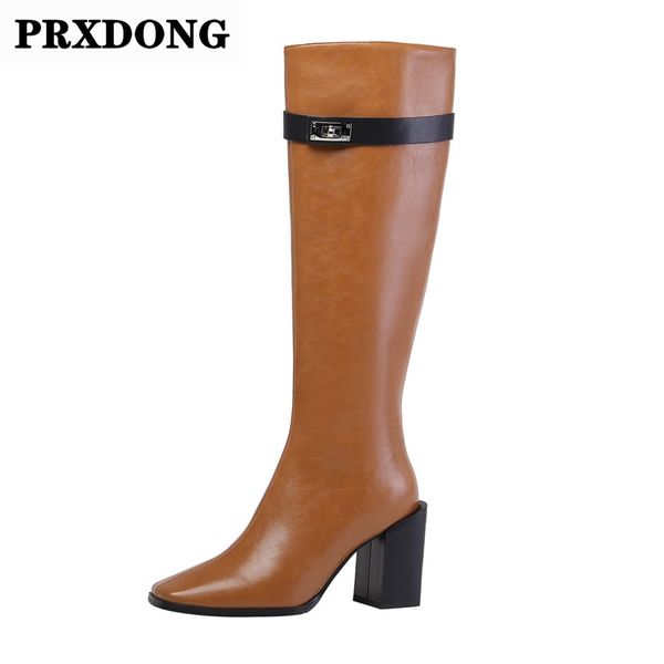 fashion soft leather women knee high boots platform thick heels pumps winter wedding party shoes woman big size 42, Black
fashion soft leather women knee high boots platform thick heels pumps winter wedding party shoes woman big size 42, Black