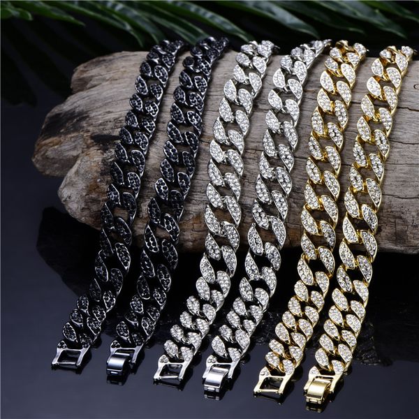miami curb cuban chain necklace 16mm gold color icedout paved rhinestones cz bling rapper necklaces men hip hop jewelry, Silver
miami curb cuban chain necklace 16mm gold color icedout paved rhinestones cz bling rapper necklaces men hip hop jewelry, Silver