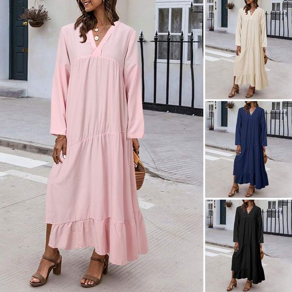 celmia plus size dress fashion women elegant party long maxi dress autumn asymmetric long sleeve solid loose robe vestidos, Black;gray
celmia plus size dress fashion women elegant party long maxi dress autumn asymmetric long sleeve solid loose robe vestidos, Black;gray