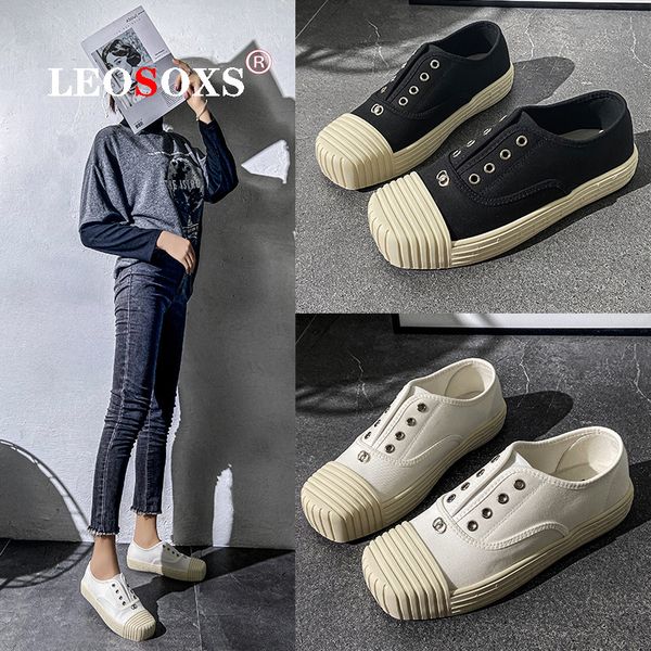 square head white shoes women canvas shoes women slip-on loafers 2020 summer all-match flat sports student cloth, Black
square head white shoes women canvas shoes women slip-on loafers 2020 summer all-match flat sports student cloth, Black