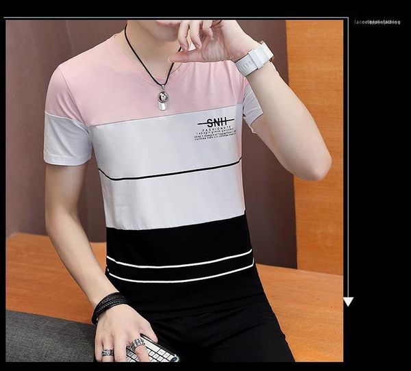 summer new crew neck short sleeve male clothing fashion breathable mens tshirt striped patchwork casual mens tshirt, White;black
summer new crew neck short sleeve male clothing fashion breathable mens tshirt striped patchwork casual mens tshirt, White;black